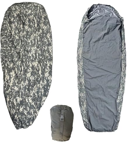 Housse De Sac De Couchage Imperméable Bivy Sack - Style Momie - Compacte Et Légère - Pour Camping Furtif - 7