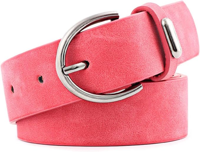 Best Women Belt Classic Style Wide Suede Leather Waist Belt Female