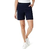 Gloria Vanderbilt Womens Shape Effect Comfort Waist Pull on Short Standard