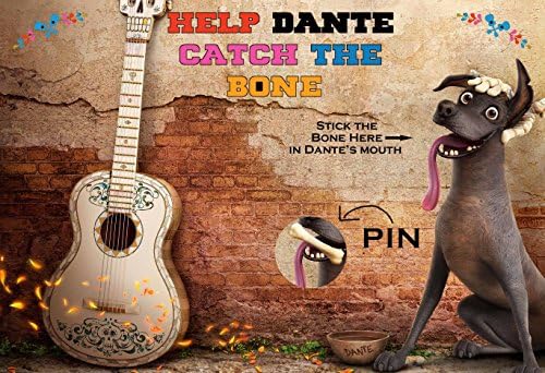 SGG Coco Movie Themed Party Supplies Game - Help Dante Catch the Bone