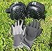 Knee Armor Heavy Duty Professional Knee Pads with Gel Cushions, EVA Foam, Adjustable Straps, Bonus Protective Gloves. Superb Knee and Hand Protection. Perfect for Construction, Gardening and More