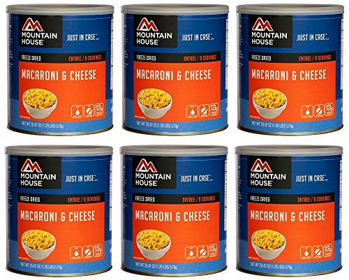Mountain House Macaroni & Cheese #10 Can Freeze Dried Food - 6 Cans Per Case NEW!