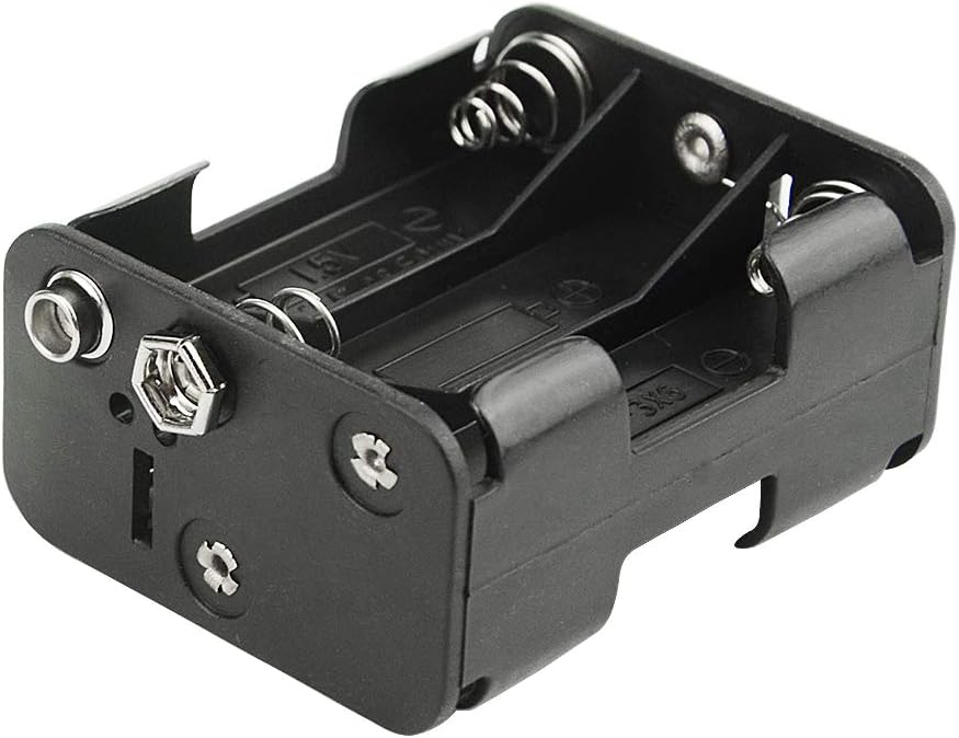 WMYCONGCONG 5 Pack 6 x 1.5V AA Battery Holder with Standard Snap Connector and Hard Plastic Housing I Type Wire (6AA) - Image 4
