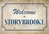Aquarius Once Upon A Time Storybrooke Welcome Tin Sign