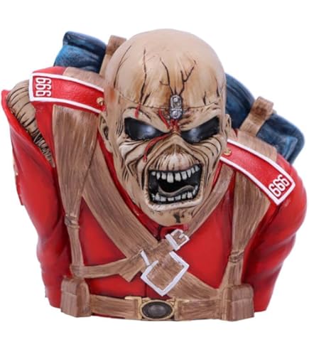 Amazon.com: Nemesis Now Iron Maiden Piece of Mind Bust Box