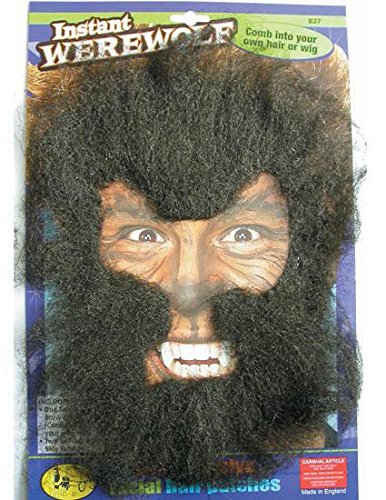 Jokingaround.Co.Uk Brown Werewolf Facial Hair