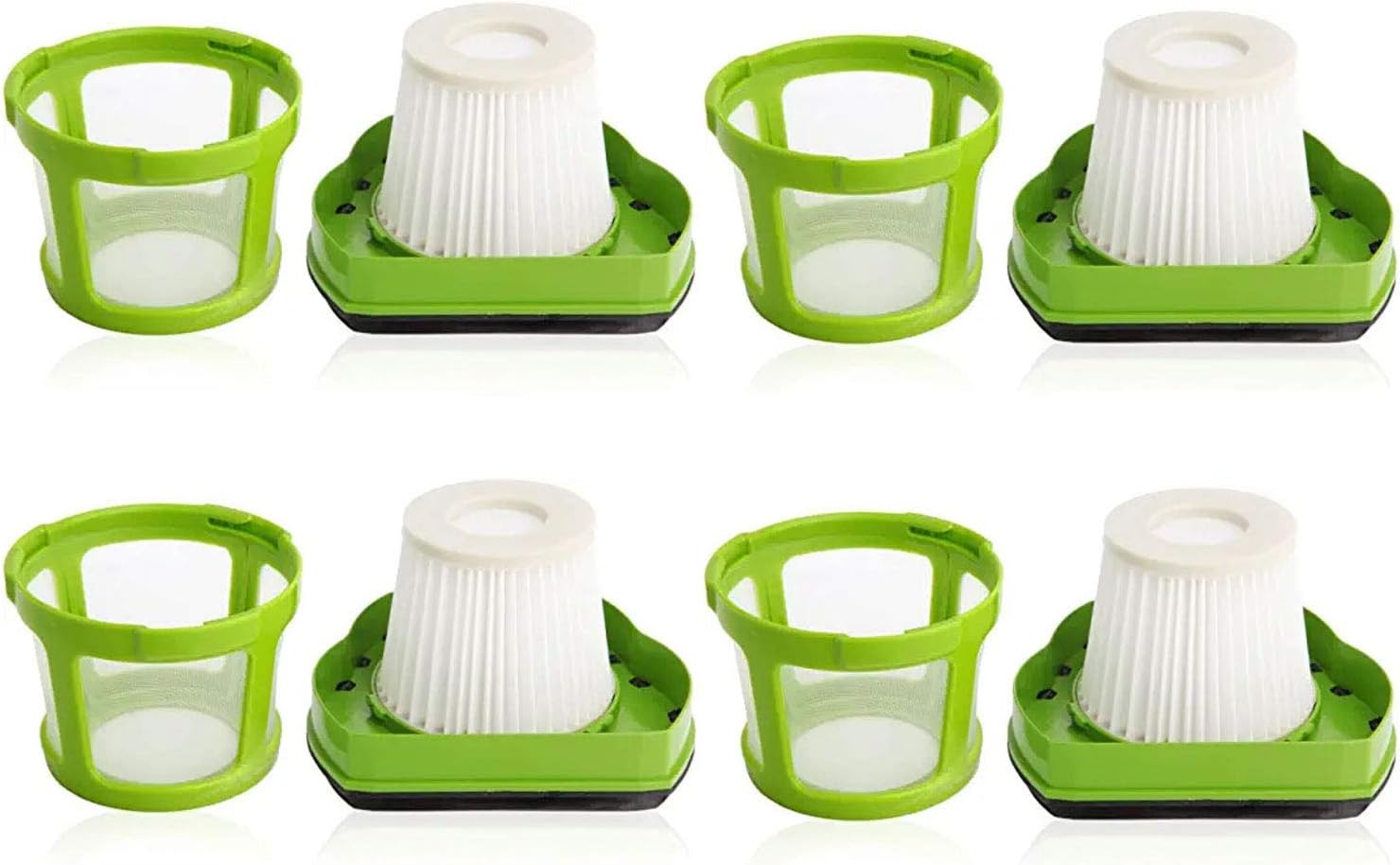 Hechuang 4 Pack 1782 Pet Vacuum Filters Pet Mesh Frame Filter for Bissell 1782 Pet Hair Eraser Cordless Hand And Car Vacuum, Replacement Part 1608653