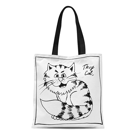 Amazoncom Semtomn Canvas Tote Bag Shoulder Bags Super Thug