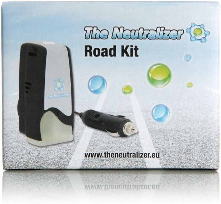 The Road Kit Neutralizer -Electronic Molecule Evaporator and Essentail Oil Based Cartridge