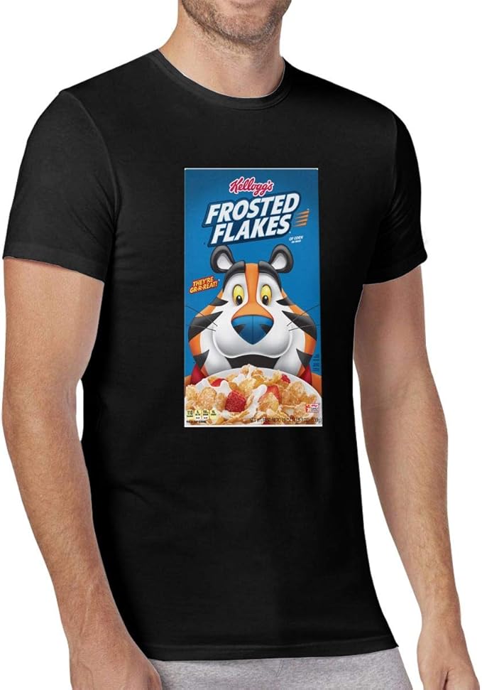 T Shirts Men Frosted Flakes Kangaroo Crew Neck Tee Shirts Gym Tees