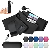 LILAC Umbrella Travel Size Mini Umbrella with UPF 100+ UV Rain Protection | Compact Small &amp; Lightweight Pocket-Sized Folding Umbrellas with Case for Purse &amp; Backpack, Thoughtful Gift Women Men &amp; Kids