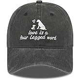 SoGoNati Embroidered Baseball Cap for Men Women, Funny Dog Lover Cotton Trucker Hat Adjustable Dad Cap Gift