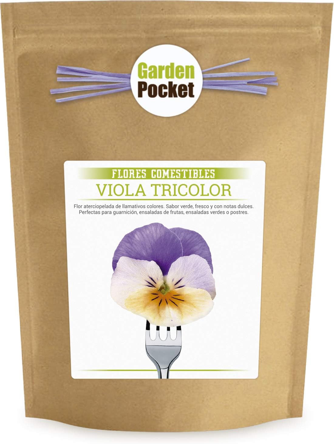 Kit cultivo Flores Comestibles - Pensamientos: Amazon.es: Jardín