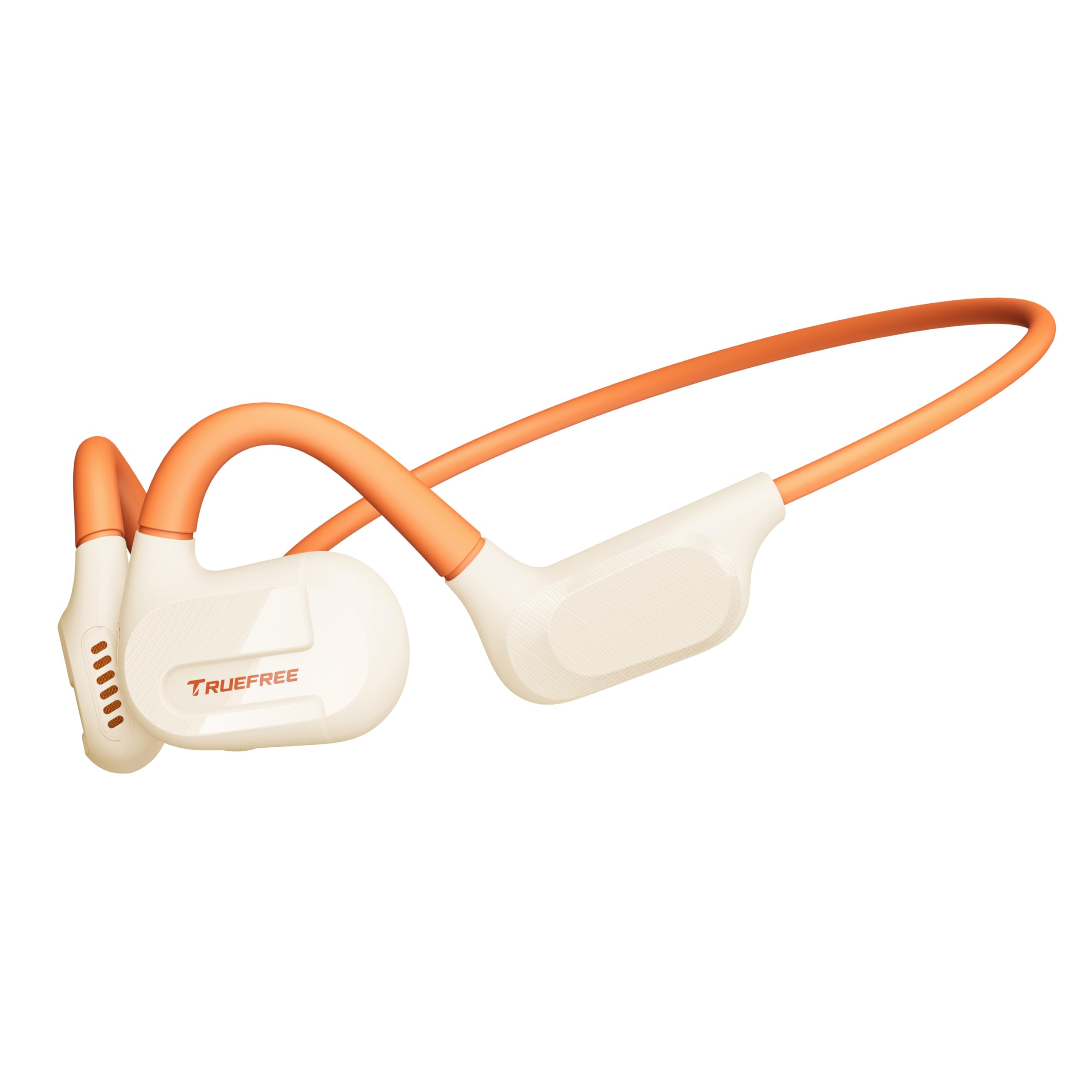 Truefree F2 Open-Ear Headphones, Air Conduction Bluetooth 5.3 Wireless Headphones for Sports, 15 Hours of Playtime, 16.2mm Enhanced Bass, Dual Mic, Multipoint Connection, App Control, Running, Cycling