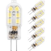 Amazing power G4 LED Bulb, 12V Bi Pin, 20W Halogen Bulb Replacement 6000K | Daylight White, NOT Dimmable, 5-Pack