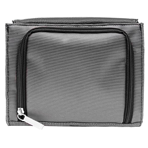 Ladies Gray Shoulder Bag Gadget Bag Fits Nikon SLR DSLR Cameras, Zoom Lens Accessory Pack