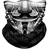 TERNNK Seamless Neck Gaiter Shield Scarf Bandana Face Mask UV Protection for Motorcycle Cycling Riding Running Headbands