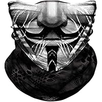 Seamless Neck Gaiter Shield Scarf Bandana Face Mask Seamless UV Protection for Motorcycle Cycling Riding Running…