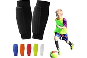 GUSATOLAS Soccer Shin Guards Pads for Youth Adult, Shin Defender Shin Guards Kids, Calf Compression Sleeve with Honeycomb Pads, Protective Soccer Shin Pads Gear for Boys, Girls