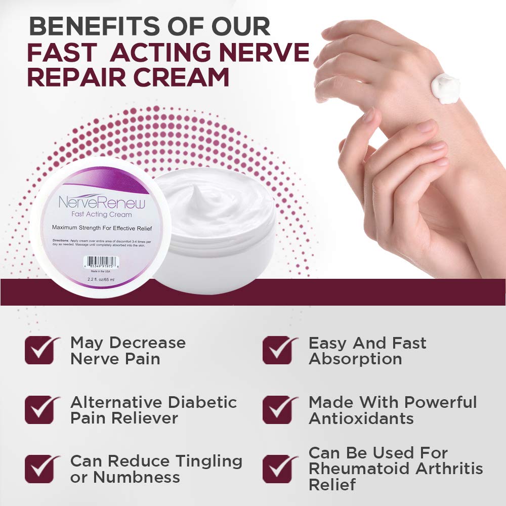 Life Renew Cream Topical Nerve Pain Relief Formula Breakthrough