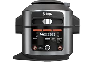 Ninja OL500C, Foodi 13-in-1 6.5-qt. (6.2L) Pressure Cooker Steam Fryer with SmartLid, Black/Silver (Canadian Version)