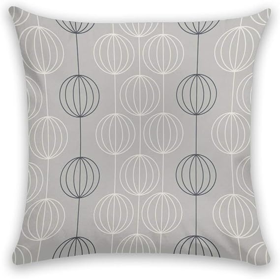 Decorative Throw Pillow Covers 16x16 Inch Geometric Pattern