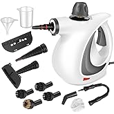 Handheld Pressurized Steam Cleaner with 12 pcs Accessories, Steamer for Cleaning, Steam Cleaner for Home Use, Steamer for Cleaning Car, Furniture, Floor, Upholstery, Grout and Tile, Deep Gray