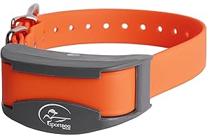 SportDOG FieldTrainer 425X & SportHunter 825X Add-a-Dog Collar - Double Pairing Compatible - Safe Shock E-Collar for Multi-Dog Households - Durable & Waterproof Obedience Training Accessory - Orange