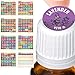 Illustrated Young Living Essential Oil Labels - All 2018 Young Living Single Oils Blends + Blanks - 576 Cap Stickers For ml Roller Bottles, Aromatherapy Set, Organizer Storage Case, Wooden Box