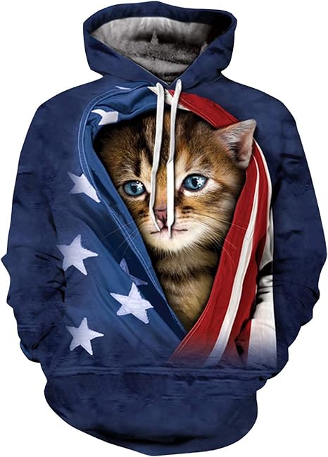 Siennaa Sweat A Capuche Unisexe Pull Chat Moche Drole Imprime Imitation Creatif 3d Sweat Shirt Avec Capuche Rigolo Pull Capuche Noel Manches Longues Sportif Sweat Shirt Avec Poche Amazon Fr Vetements Et Accessoires