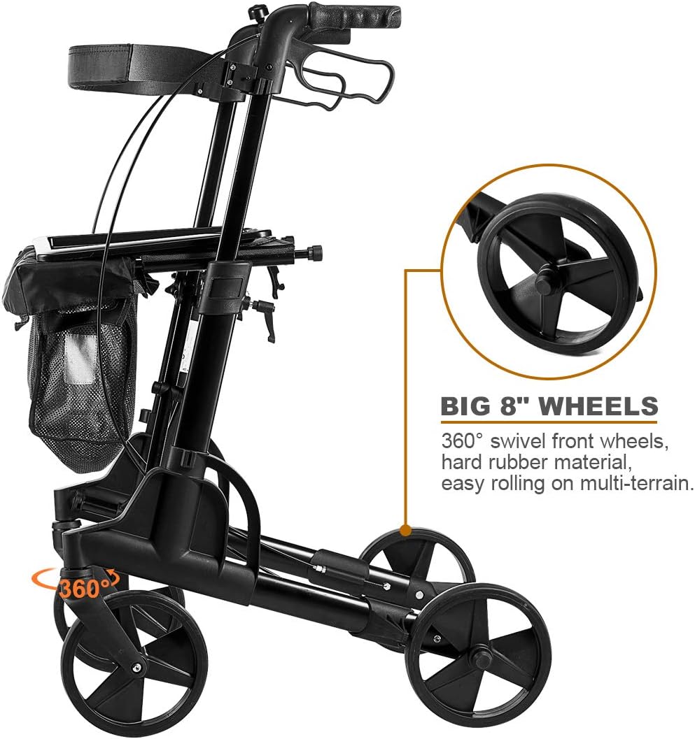8inch Wheels Mobility Aid for Adult Elderly & Handicap OLDPRO Medical