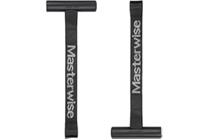 Masterwise Quick Hood Loops, Kayak Tie Down Anchor Straps for Car Hoods and Trunks, Bow Stern Canoe Transport Secure Lashing Straps for Roof Racks, Boat, Canoe, Kayak, 2 PCS