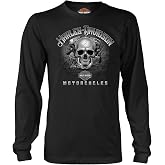 Harley-Davidson Military, Custom Overseas Military Tour, Blue Patriotic Eagle, Long Sleeve T-Shirt