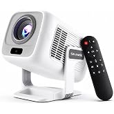Mini Projector with WiFi Bluetooth, Built-in Apps, Native 1080P, Support 4K | Auto Focus/Keystone, Short Throw, Portable Projectors for Indoor/Outdoor Movie /Bedroom (2026 Upgrade)