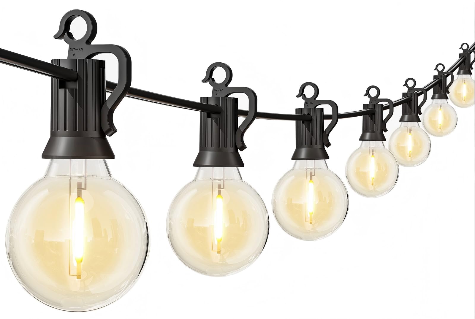 Brightown 25FT LED Outdoor String Lights, Plug-in