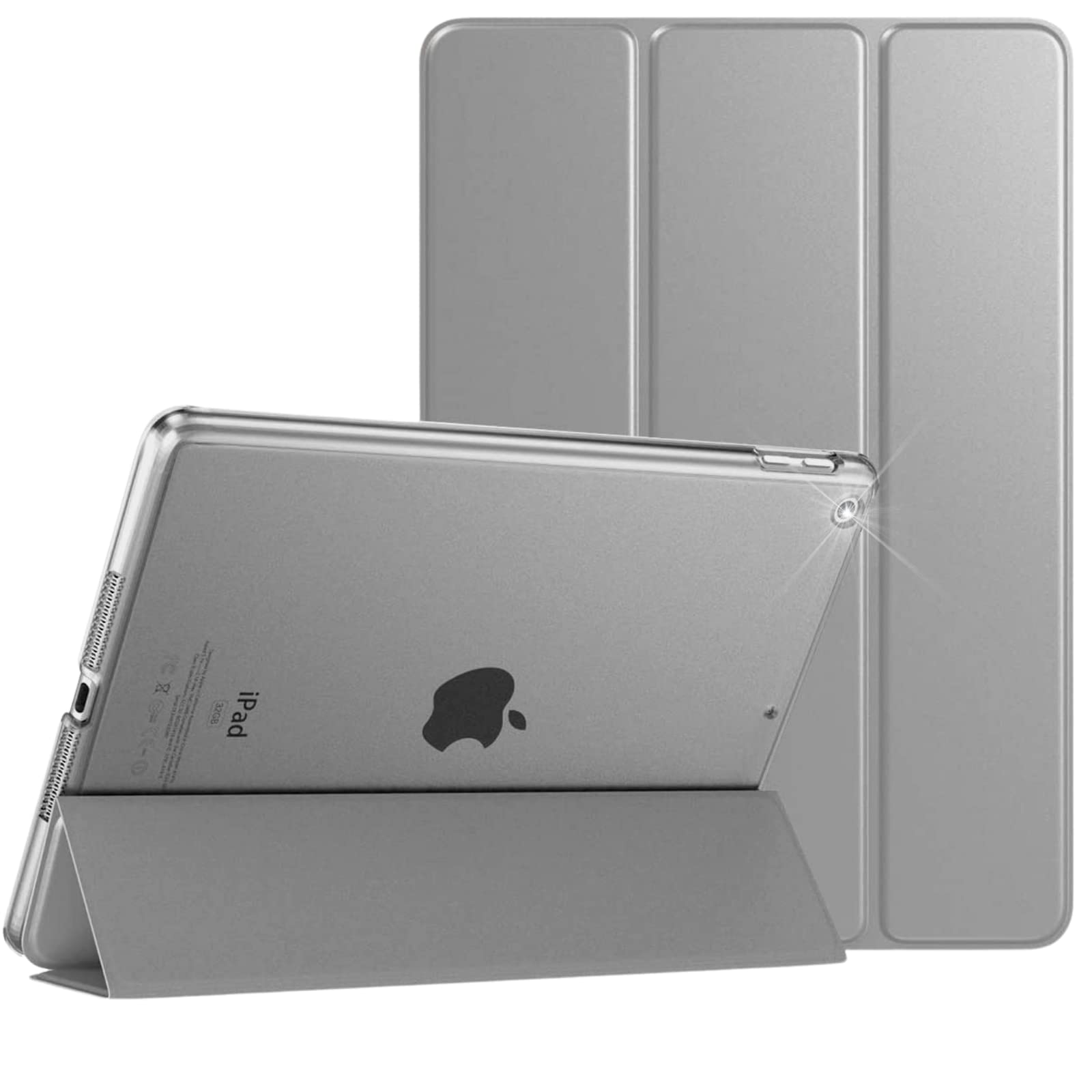 For Apple iPad Pro 9.7 (2016) Generation Case Cover - Magnetic Smart Stand - Auto Wake/Sleep - Fit To Model No. A1673 / A1674 / A1675 (Grey)