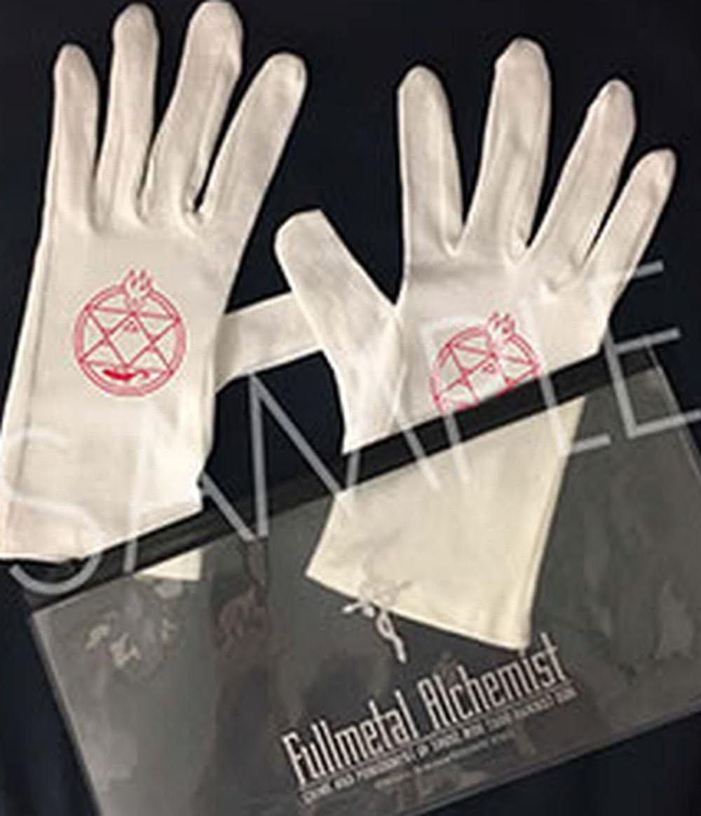 鋼の錬金術師展 会場限定 ロイの手袋セット フリーサイズ ハガレン展 荒川弘 発火手袋 ロイ マスタング アニメ 萌えグッズ 通販 Amazon