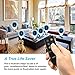 Whew Key Finder, Wireless Key Tracker Key Locator with Loud Beeping Sound, RF Item Tracker Locator Device with 1 Transmitter, 6 Receivers for Finding Keys,Car Keys,TV Remote, Wallet,Phone,Pets Dog Cat
