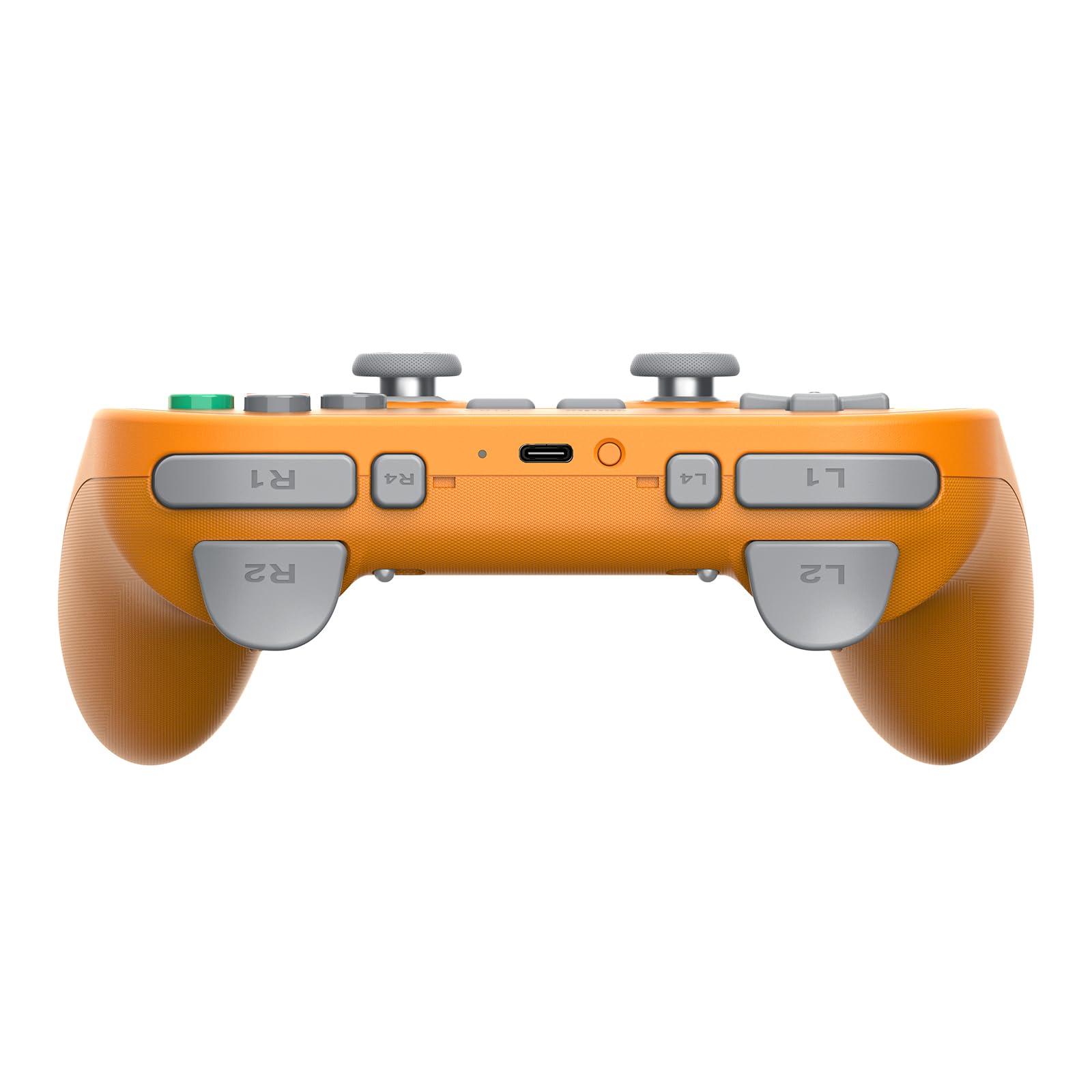 8BitDo Pro 3 Bluetooth Controller for Switch/Switch2,Windows, Apple, SteamOS, Android, TMR Joysticks, Swappable ABXY Buttons, programming Pro Back Buttons, Charging Dock, Hall Effect Triggers - Orange