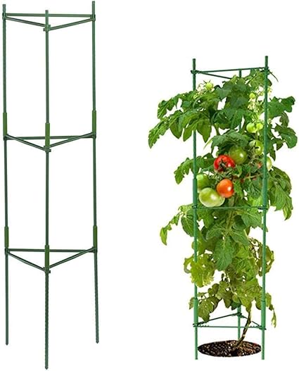 Auvstar Garden Plant Cage Support Tomato Cage Vegetables Cages Gardening Support Assembly Plant Support Stakes Suitable For Vertical Climbing Vegtables Flowers Fruit Grow Style 1 Amazon Co Uk Garden Outdoors
