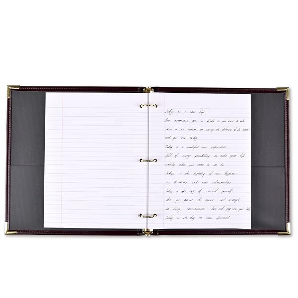 KAISA LOOSE LEAF PAPER FILLER PAPER 8X10.5 INCHES, COLLEGE RULED, 3-HOLE PUNCHED FOR 3-RING BINDER, 150 SHEETS/PACK (3 PACK) F15001C