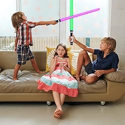 OSDUE Light Up Saber with Sound, 7 Colors