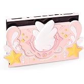GeekShare Soft Silicone Faceplate Cover Compatible with Nintendo Switch 2 Charging Dock , Star Wings Series Soft Faceplate Protector - Anti-Scratch Dock Cover with Precise Cutouts (Pink)