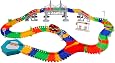 Pista Macchinine 288 Pezzi 5,05 Metri Con 2 Auto E Ascensore – Gioco Di Costruzione Per Bambini 3-5 Anni