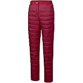 Little Donkey Andy Women's Lightweight Puffy Pants Warm Fleece Lined Insulated Puffer Quilted Pants for Hiking Snow Ski