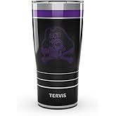 Tervis Traveler East Carolina Pirates - Night Game Triple Insulated Tumbler Travel Cup Keeps Drinks Cold & Hot, 20oz, Stainless Steel