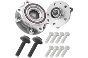 QJZ [2-Pack] BR930817K - Pre-Assembled Wheel Hub Bearing Assembly Compatible with [Audi] A Series, S Series, Q5, A Series Quattro, S Series [See Description for Fitment]