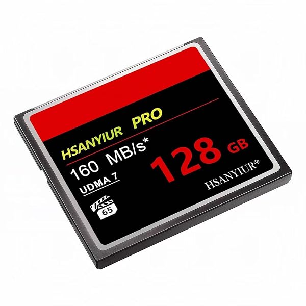 HSANYIUR 128GB UDMA SPEED UP TO 160MB/S,ORIGINAL CF CARD CAMERA MEMORY CARD