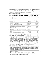 Suplemento de calcio. Calcio, vitamina alimenticia para los huesos, de la marca Garden of Life,...