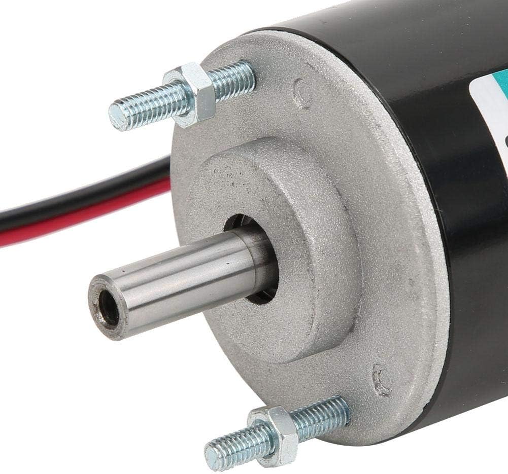 DC Motor Speed Adjustable, 12/24V 30W Hollow Shaft Permanent Magnet Brush DC Motor, Permanent Magnet High Speed Brush Small DC Motor(3500rpm (12V)) - - 